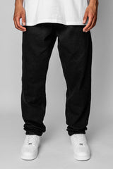 LOOSE FIT BLACK JEANS