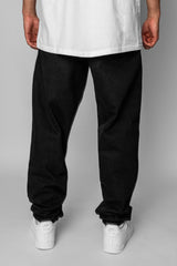 LOOSE FIT BLACK JEANS