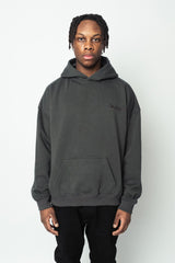 HEAVY OVERSIZE EMBO HOODIE STEEL GREY