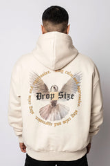 HEAVY OVERSIZE WHITE DOVE 2.0 HOODIE COCONUT MILK