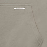 SUPER HEAVY BLANK HOODIE STONE