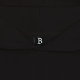 SUPER HEAVY BLANK HOODIE BLACK