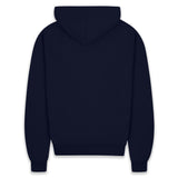 SUPER HEAVY BLANK HOODIE BLACK IRIS