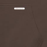 SUPER HEAVY BLANK HOODIE CHOCOLATE BROWN