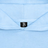 SUPER HEAVY BLANK HOODIE BABY BLUE
