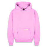 SUPER HEAVY BLANK HOODIE PINK