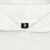 SUPER HEAVY BLANK HOODIE CREAM WHITE