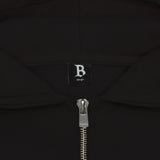 SUPER HEAVY BLANK ZIP-HOODIE BLACK