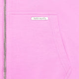 SUPER HEAVY BLANK ZIP-HOODIE PINK