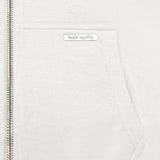 SUPER HEAVY BLANK ZIP-HOODIE CREAM WHITE