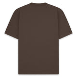 SUPER HEAVY BLANK T-SHIRT CHOCOLATE BROWN