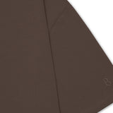 SUPER HEAVY BLANK T-SHIRT CHOCOLATE BROWN
