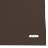 SUPER HEAVY BLANK T-SHIRT CHOCOLATE BROWN