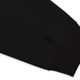 SUPER HEAVY BLANK HOODIE BLACK