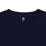 SUPER HEAVY BLANK SWEATER BLACK IRIS