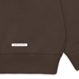 SUPER HEAVY BLANK SWEATER CHOCOLATE BROWN