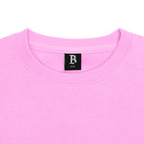 SUPER HEAVY BLANK SWEATER PINK