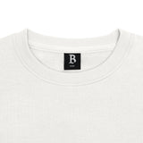 SUPER HEAVY BLANK SWEATER CREAM WHITE