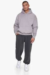 HEAVY LOOSE FIT JOGGER ACID WASHED BLACK