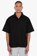 OVERSIZED SHORT SLEEVE SHIRT BLACK