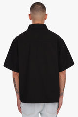 OVERSIZED SHORT SLEEVE SHIRT BLACK