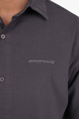 OVERSIZED SHORT SLEEVE SHIRT STEEL GREY