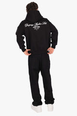 HEAVY OVERSIZE STUDIOS HOODIE BLACK