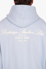 HEAVY OVERSIZE STUDIOS HOODIE BABY BLUE