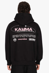 DROPSIZE KARMA HOODIE JET BLACK