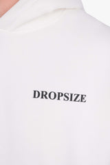 HEAVY OVERSIZE LUXURY HOODIE CREAM WHITE