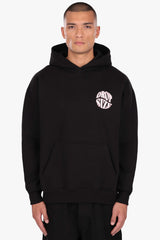 DROPSIZE CIRCLE HOODIE JET BLACK