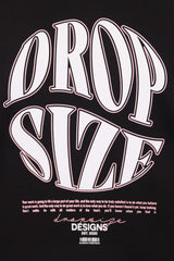 DROPSIZE CIRCLE HOODIE JET BLACK