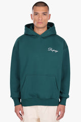HEAVY OVERSIZE MEMBERS CLUB HOODIE GREEN