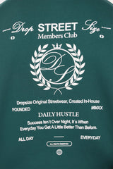 HEAVY OVERSIZE MEMBERS CLUB HOODIE GREEN