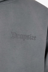 HEAVY OVERSIZE HD LOGO HOODIE WASHED GREY