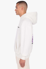 DROPSIZE RISE UP HOODIE CREAM WHITE