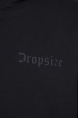 HEAVY OVERSIZE HD LOGO HOODIE BLACK