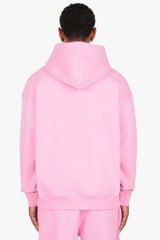 HEAVY OVERSIZE HD LOGO HOODIE PINK
