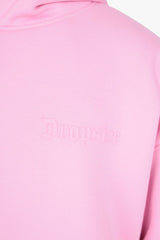 HEAVY OVERSIZE HD LOGO HOODIE PINK