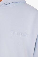 HEAVY OVERSIZE HD LOGO HOODIE BABY BLUE