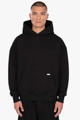 HEAVY OVERSIZE RHINESTONE HOODIE BLACK