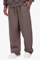 HD LOGO OPEN LEG JOGGER BROWN