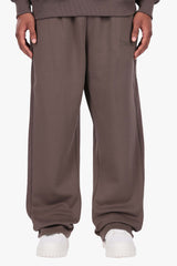 HD LOGO OPEN LEG JOGGER BROWN