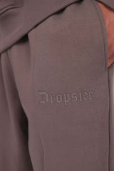 HD LOGO OPEN LEG JOGGER BROWN