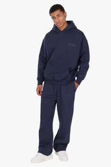 HD LOGO OPEN LEG JOGGER SPACE BLUE