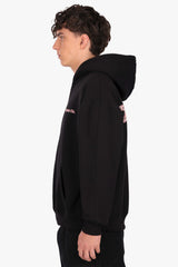 SNAKE APPLICATION HOODIE BLACK