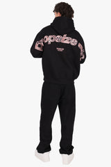 SNAKE APPLICATION HOODIE BLACK