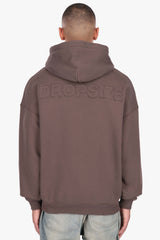 RAW APPLICATION HOODIE BROWN