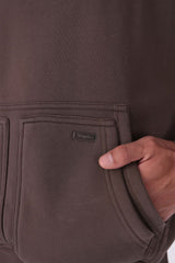 RAW APPLICATION HOODIE BROWN