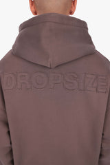 RAW APPLICATION HOODIE BROWN